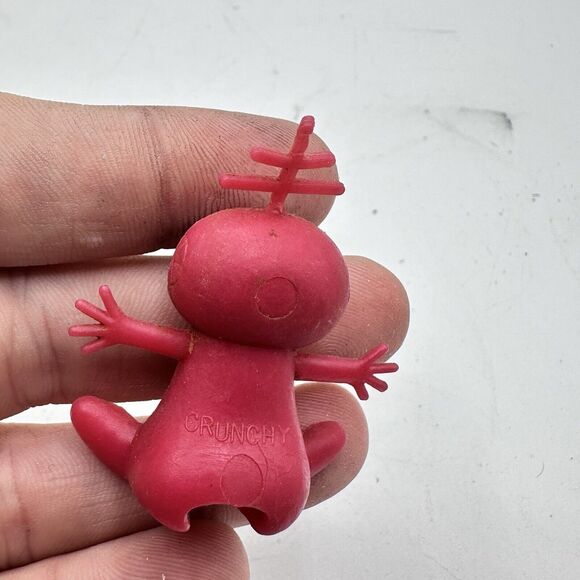 Vintage NABISCO SPOON Sitter CRUNCHY Cereal Toy Alien Rare Figurine 50s 60s - Picture 6 of 8